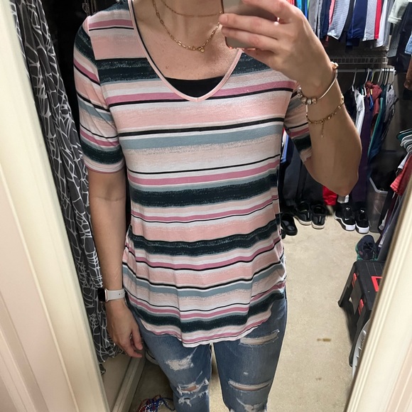 Maurices 24/7 striped top - Picture 1 of 3